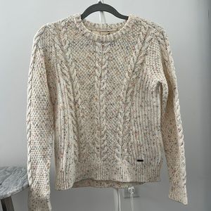 funfetti hollister knitted sweater
